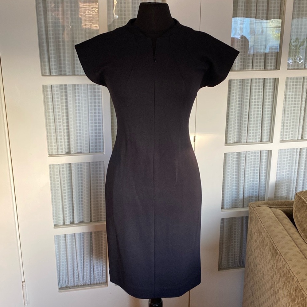 Diane Von Furstenberg Black Ombre Midi Dress